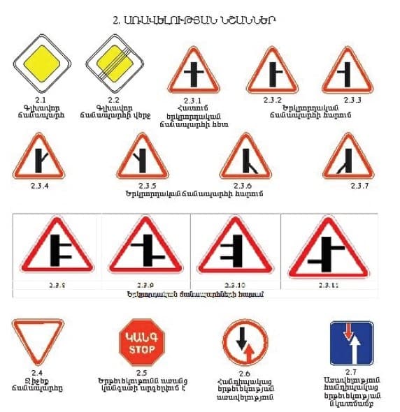 ԱՌԱՎԵԼՈՒԹՅԱՆ ՆՇԱՆՆԵՐ